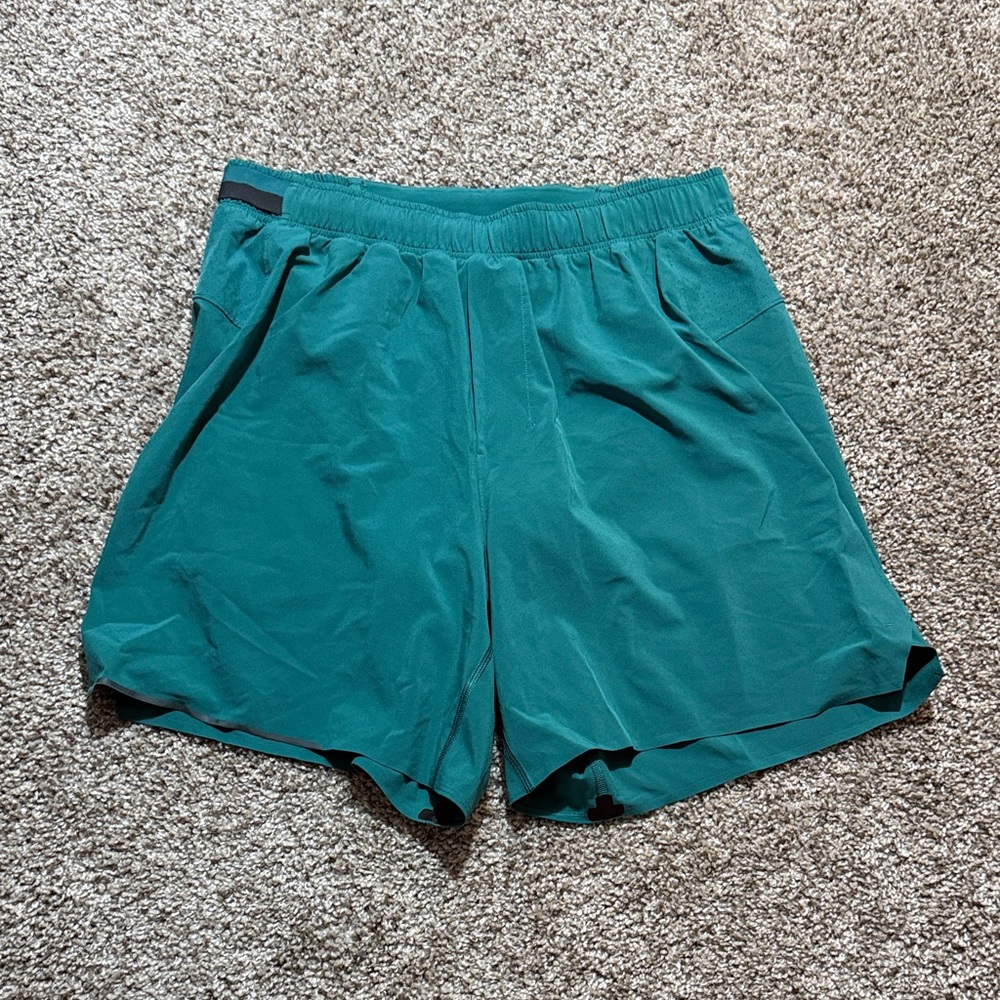 Lululemon Surge Short Lined Sz M Teal